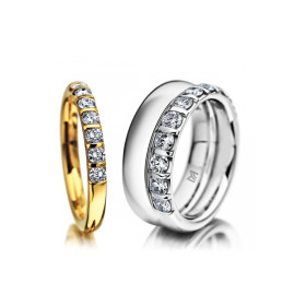 Weißgold, Ringe, Meister Memoireringe, Ref: 115.1105.07/ 110.1868.145/ 115.1109.11