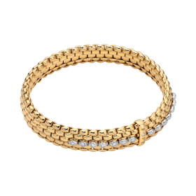 Gelbgold, Armschmuck, FOPE Panorama Flex'it Armband, Ref: 58504BX_BB_G_GBX_0XS