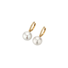 Gelbgold, Ohrringe, Gellner H2O Creolen, Ref: 5-24267-02