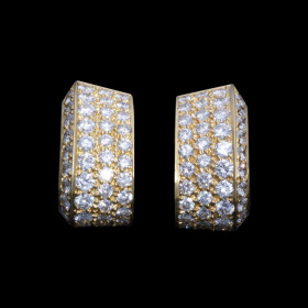Gelbgold, Ohrringe, Richarzatelier Ohrringe, Ref: O02.2354