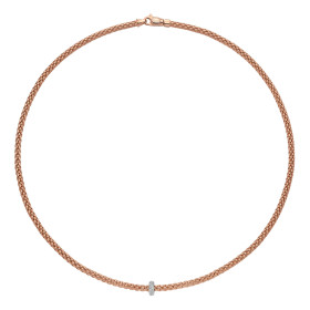 Roségold, Halsschmuck, FOPE Prima Collier, Ref: 74508CX_BB_R_XBX_043
