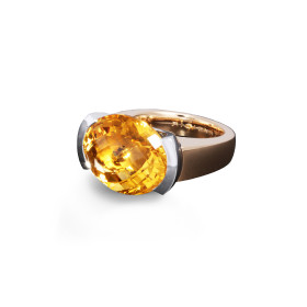 Weißgold, Ringe, Richarzatelier Citrin Ring, Ref: R03.6229