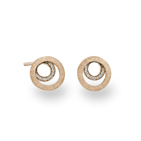Rotgold, Ohrringe, Schmuckwerk Saturn Ohrstecker, Ref: SO115-RG