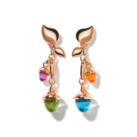 Roségold, Ohrringe, Tamara Comolli MIKADO Ohrringe Dangling 2 Acorns 'Candy', Ref: E-M-d-2-Can-rg