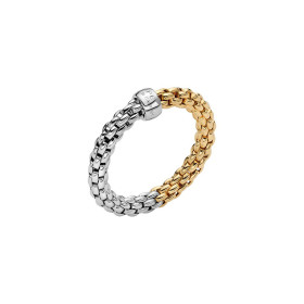 Gelbgold &amp;amp; Weißgold, Ringe, FOPE Essentials Flex'it Ring, Ref: 06E08AX_XX_2_XBX_0XS