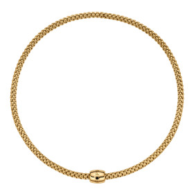 Gelbgold, Halsschmuck, FOPE Solo Flex'it Halskette, Ref: 62606CX_BN_G_XXX_034