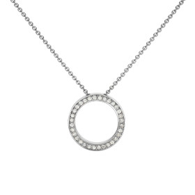 Platin, Halsschmuck, Schmuckwerk Saturn Anhänger mit Halskette, Ref: SH615-PT