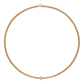Gelbgold, Halsschmuck, FOPE Prima Collier, Ref: 74508CX_BB_G_XBX_043