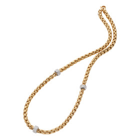 Gelbgold, Halsschmuck, FOPE Eka Collier, Ref: 70605C3_PB_G_XBX_060