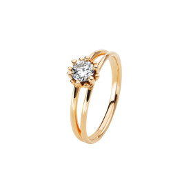 Rotgold, Ringe, Schmuckwerk Edelweiß Ring, Ref: FR124-RG