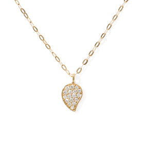 Gelbgold, Halsschmuck, Tamara Comolli SPARKLE Drop Halskette, Ref: C-Spa-1-Dr-p-yg-45