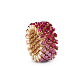 Roségold, Ringe, Serafino Consoli Brevetto Multi-Size Ring, Ref: RMS 5F4 RG PS SFT