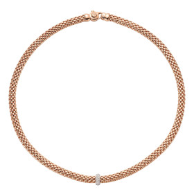 Roségold, Halsschmuck, FOPE Vendôme Flex'it Collier, Ref: 56002CX_BB_R_XBX_043