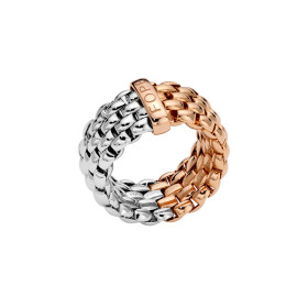 Roségold &amp;amp; Weißgold, Ringe, FOPE Essentials Flex'it Ring, Ref: 07E04AX_XX_1_XRX_0XS