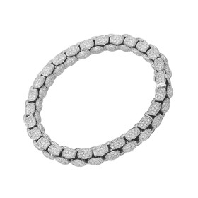 Weißgold, Armschmuck, FOPE Eka Armreif mit Diamanten, Ref: 77405BX_PB_B_XXX_210