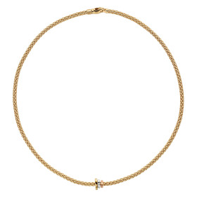Gelbgold, Halsschmuck, FOPE Prima Collier, Ref: 74408CX_XX_G_RBG_043