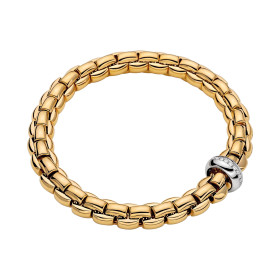 Gelbgold, Armschmuck, FOPE Eka Flex'it Armband, Ref: 60711BX_BB_G_XBX_0XS