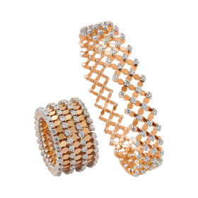 Roségold, Ringe, Serafino Consoli Serafino Multi-Size Ring und Armreif, Ref: S.RB 7F2 RG WD