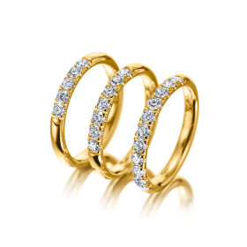 Gelbgold, Ringe, Meister Memoireringe, Ref: 115.1305.05/115.1305.07/115.1305.11-G