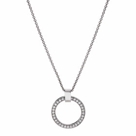 Platin, Halsschmuck, Schmuckwerk Saturn Anhänger mit Halskette, Ref: SH505-PT