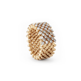Roségold, Ringe, Serafino Consoli Brevetto Multi-Size Ring, Ref: RMS 7H2 RG WD