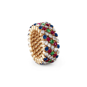 Roségold, Ringe, Serafino Consoli Brevetto Multi-Size Ring, Ref: RMS 5F2 RG WD MC