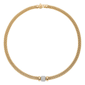 Gelbgold, Halsschmuck, FOPE Vendôme Flex'it Collier, Ref: 56102CX_PB_G_XBX_042