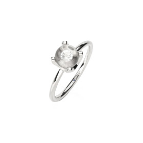 Weißgold, Ringe, Schmuckwerk Glasklar Ring, Ref: CR177-WG