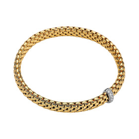 Gelbgold, Armschmuck, FOPE Vendôme Flex'it Armband, Ref: 56002BX_BB_G_XBX_0XS