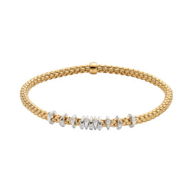 Gelbgold, Armschmuck, FOPE Prima Flex'it Armband, Ref: 74708BX_BB_G_XBX_0XS