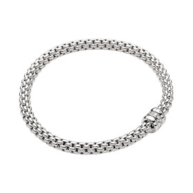 Weißgold, Armschmuck, FOPE Solo Flex'it Armband, Ref: 62106BX_BB_B_BBB_0XS