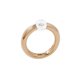 Rotgold, Ringe, Schmuckwerk Glasklar Ring, Ref: DR267-RG-GW