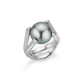 Platin, Ringe, Gellner Wave Ring, Ref: 5-24762-03