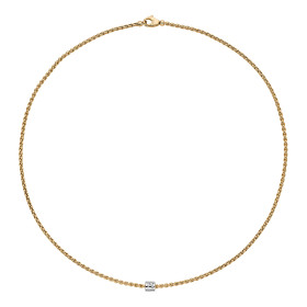 Gelbgold, Halsschmuck, FOPE Aria Halskette, Ref: 89003CX_BB_G_XBX_043