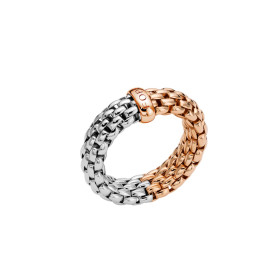 Roségold &amp;amp; Weißgold, Ringe, FOPE Essentials Flex'it Ring, Ref: 08E02AX_XX_1_XRX_00S