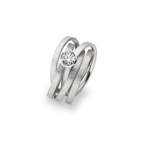 Platin, Ringe, Schmuckwerk Ring Saturn, Ref: SR754-PT