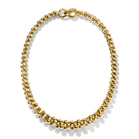 Gelbgold, Halsschmuck, Tamara Comolli ALWAYS DIAMONDS Halskette, Ref: N-AD-Alt-Gr-Cl-yg