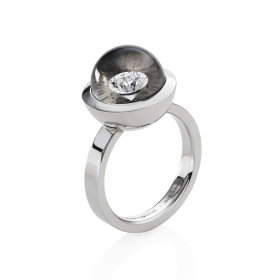Platin, Ringe, Schmuckwerk Glasklar Ring, Ref: DR607-PT-GS