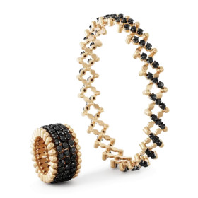 Roségold, Ringe, Serafino Consoli Serafino Multi-Size Ring und Armband, Ref: S.RB 5M4 RBG BD