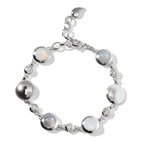 Weißgold, Armschmuck, Tamara Comolli BOUTON Armband 'Cashmere', Ref: B-BOU-Cas-Cl-wg