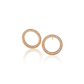 Rotgold, Ohrringe, Schmuckwerk Saturn Ohrstecker, Ref: SO825-RG