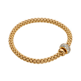 Gelbgold, Armschmuck, FOPE Solo Flex'it Armband, Ref: 61206BX_PB_G_GGX_0XS