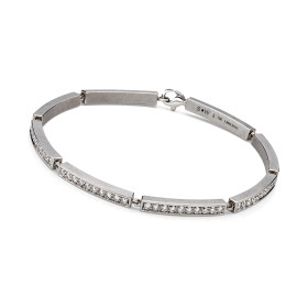 Weißgold, Armschmuck, Schmuckwerk Saturn Armband, Ref: SA117-WG