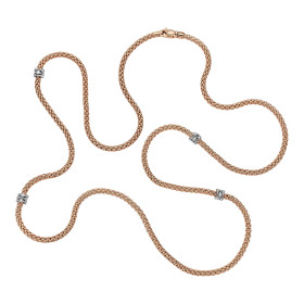 Roségold, Halsschmuck, FOPE Prima Collier, Ref: 74108C4_BB_R_BBB_080