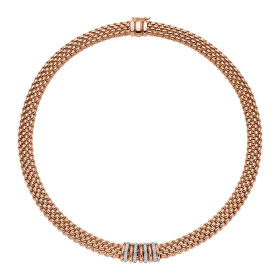 Roségold, Halsschmuck, FOPE Panorama Collier, Ref: 58812CX_BB_R_BBX_042