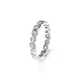 Weißgold, Ringe, Tamara Comolli GYPSY Memoire-Ring 'Classic', Ref: R-Gyp-Mem-Cl-wg
