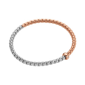 Roségold &amp;amp; Weißgold, Armschmuck, FOPE Eka Flex'it Armband, Ref: 01M01B2_BB_1_XRX_0XS