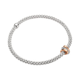 Weißgold, Armschmuck, FOPE Prima Flex'it Armband, Ref: 74408BX_BB_B_RBR_0XS