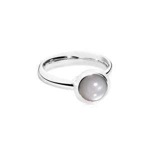 Tamara Comolli - BOUTON Ring small Grauer Mondstein