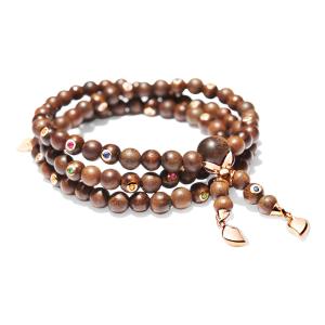 Tamara Comolli - India Armband medium Snakewood und Saphire